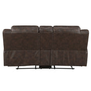 8538DB-2 Double Reclining Love Seat with Center Console - 8538DB-2