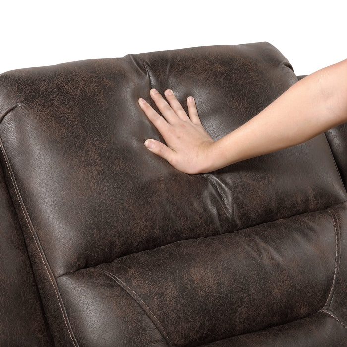 8538DB-2 Double Reclining Love Seat with Center Console - 8538DB-2
