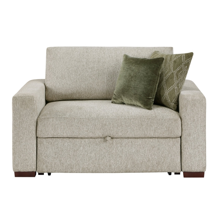 8548-215ACLA* (2)Convertible Chair and a half with Pull-out Bed, Click Motion Back and Two Track Arms - 8548-215ACLA*