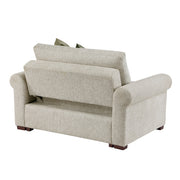 8548-215ACLA4* (2)Convertible Chair and Half with Pull-out Bed, Click Motion Back and Two Roll Arms - 8548-215ACLA4*