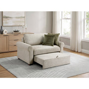 8548-215ACLA4* (2)Convertible Chair and Half with Pull-out Bed, Click Motion Back and Two Roll Arms - 8548-215ACLA4*