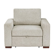 8548-2ACCLA2* (2)Convertible Chair with Pull-out Bed, Click Motion Back, Two Arms with Shelves and Charging Ports - 8548-2ACCLA2*
