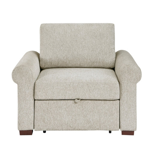 8548-2ACCLA4* (2)Convertible Chair with Pull-out Bed, Click Motion Back and Two Roll Arms - 8548-2ACCLA4*