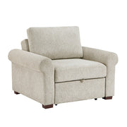 8548-2ACCLA4* (2)Convertible Chair with Pull-out Bed, Click Motion Back and Two Roll Arms - 8548-2ACCLA4*