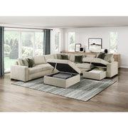 8548-2ACL Convertible Armless 2-Seater with Pull-out Bed and Click Motion Back - 8548-2ACL