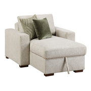 8548*2VCA (2)Convertible Chaise Lounge with Arms and Hidden Storage, Click Motion Back - 8548*2VCA