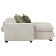 8548*2VCA (2)Convertible Chaise Lounge with Arms and Hidden Storage, Click Motion Back - 8548*2VCA