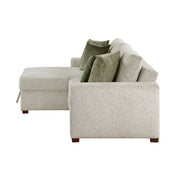 8548*3VC15ACLA (3)2-Piece Sectional with Reversible Chaise, Pull-out Bed and Hidden Storage, Click Motion Back - 8548*3VC15ACLA