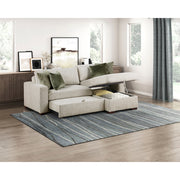 8548*3VC15ACLA (3)2-Piece Sectional with Reversible Chaise, Pull-out Bed and Hidden Storage, Click Motion Back - 8548*3VC15ACLA