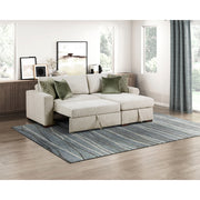 8548*3VC15ACLA (3)2-Piece Sectional with Reversible Chaise, Pull-out Bed and Hidden Storage, Click Motion Back - 8548*3VC15ACLA