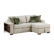 8548*3VC15ACLA2 (3)2-Piece Sectional with Reversible Chaise, Pull-out Bed and Hidden Storage, Click Motion Back - 8548*3VC15ACLA2