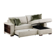 8548*3VC15ACLA2 (3)2-Piece Sectional with Reversible Chaise, Pull-out Bed and Hidden Storage, Click Motion Back - 8548*3VC15ACLA2