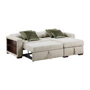 8548*3VC15ACLA2 (3)2-Piece Sectional with Reversible Chaise, Pull-out Bed and Hidden Storage, Click Motion Back - 8548*3VC15ACLA2