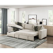 8548*3VC2AA (3)2-Piece Sectional with Convertible and Reversible Chaise,  Hidden Storage, Click Motion Back - 8548*3VC2AA