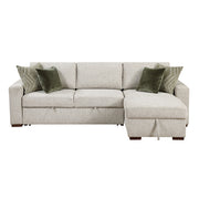 8548*3VC2AA (3)2-Piece Sectional with Convertible and Reversible Chaise,  Hidden Storage, Click Motion Back - 8548*3VC2AA
