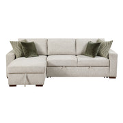 8548*3VC2AA (3)2-Piece Sectional with Convertible and Reversible Chaise,  Hidden Storage, Click Motion Back - 8548*3VC2AA