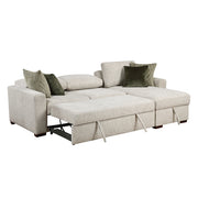8548*3VC2ACLA (3)2-Piece Sectional with Reversible Chaise, Pull-out Bed and Hidden Storage, Click Motion Back - 8548*3VC2ACLA