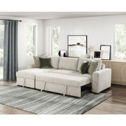 8548*3VC2ACLA (3)2-Piece Sectional with Reversible Chaise, Pull-out Bed and Hidden Storage, Click Motion Back - 8548*3VC2ACLA