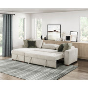 8548*3VC2ACLA (3)2-Piece Sectional with Reversible Chaise, Pull-out Bed and Hidden Storage, Click Motion Back - 8548*3VC2ACLA