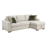 8548*3VC2ACLA (3)2-Piece Sectional with Reversible Chaise, Pull-out Bed and Hidden Storage, Click Motion Back - 8548*3VC2ACLA