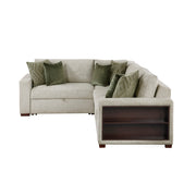 8548*4SC15ACLA2 (4)3-Piece Sectional with Pull-out Bed and Click Motion Back - 8548*4SC15ACLA2