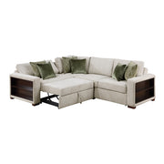 8548*4SC15ACLA2 (4)3-Piece Sectional with Pull-out Bed and Click Motion Back - 8548*4SC15ACLA2