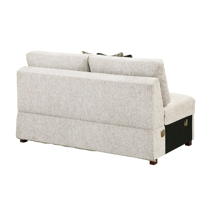 8548*4SC15ACLA2 (4)3-Piece Sectional with Pull-out Bed and Click Motion Back - 8548*4SC15ACLA2