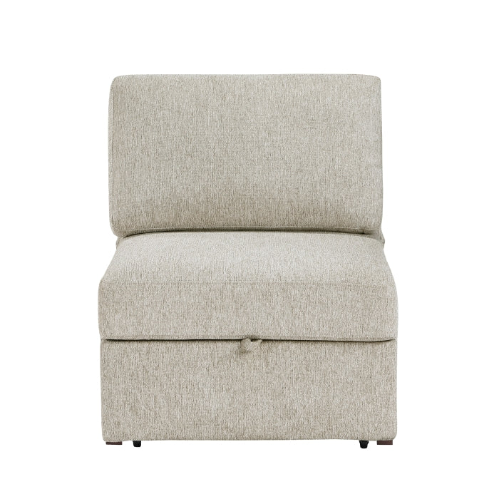 8548*4SCACCLA (4)3-Piece Sectional with Pull-out Bed and Click Motion Back - 8548*4SCACCLA