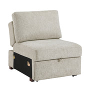 8548*4SCACCLA (4)3-Piece Sectional with Pull-out Bed and Click Motion Back - 8548*4SCACCLA