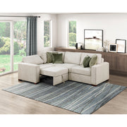 8548*4SCACCLA (4)3-Piece Sectional with Pull-out Bed and Click Motion Back - 8548*4SCACCLA