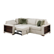 8548*4SCACCLA2 (4)3-Piece Sectional with Pull-out Bed and Click Motion Back - 8548*4SCACCLA2
