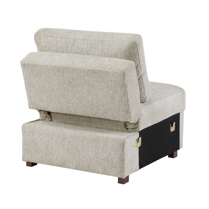 8548*4SCACCLA4 (4)3-Piece Sectional with Pull-out Bed and Click Motion Back - 8548*4SCACCLA4