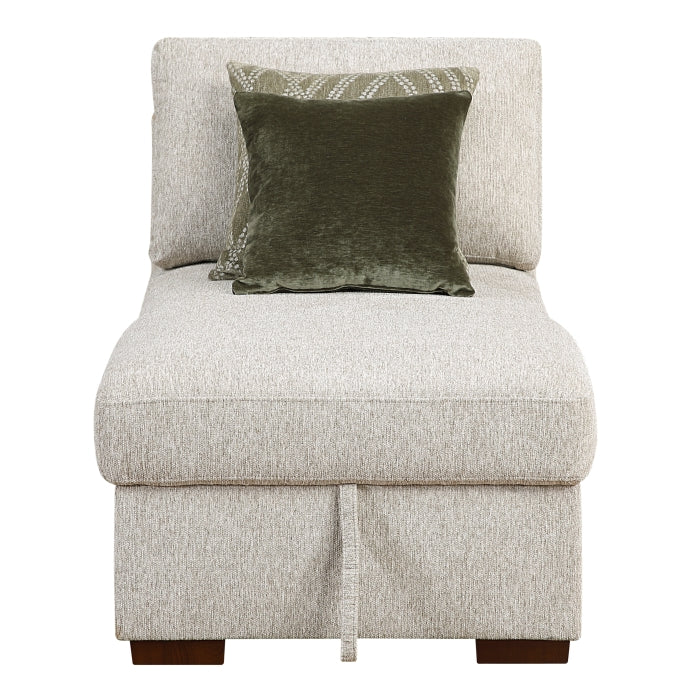 8548*4VC15ACLA (4)3-Piece Sectional with Two Reversible Chaises, Pull-out Bed, Hidden Storage, Click Motion Back and Two Track Arms - 8548*4VC15ACLA