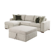 8548*4VC2AAOT (4)3-Piece Sectional with Convertible and Reversible Chaise,  Hidden Storage, Click Motion Back and Ottoman - 8548*4VC2AAOT