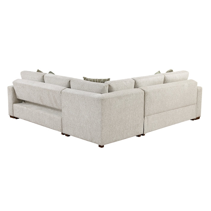 8548*52ACLCR2AAOT (5)4-Piece Sectional with Pull-out Bed and Ottoman - 8548*52ACLCR2AAOT