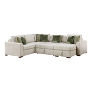 8548*5SC15ACLA (5)4-Piece Sectional with Reversible Chaise, Pull-out Bed, Hidden Storage and Click Motion Back - 8548*5SC15ACLA