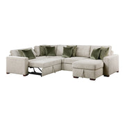 8548*5SC15ACLA (5)4-Piece Sectional with Reversible Chaise, Pull-out Bed, Hidden Storage and Click Motion Back - 8548*5SC15ACLA
