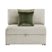 8548*5SC15ACLA2 (5)4-Piece Sectional with Reversible Chaise, Pull-out Bed, Hidden Storage and Click Motion Back - 8548*5SC15ACLA2