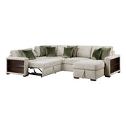 8548*5SC15ACLA2 (5)4-Piece Sectional with Reversible Chaise, Pull-out Bed, Hidden Storage and Click Motion Back - 8548*5SC15ACLA2