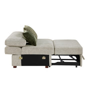 8548*5SC15ACLA4 (5)4-Piece Sectional with Reversible Chaise, Pull-out Bed, Hidden Storage and Click Motion Back - 8548*5SC15ACLA4