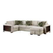 8548*5SCACCLA2 (5)4-Piece Sectional with Reversible Chaise, Pull-out Bed, Hidden Storage and Click Motion Back - 8548*5SCACCLA2