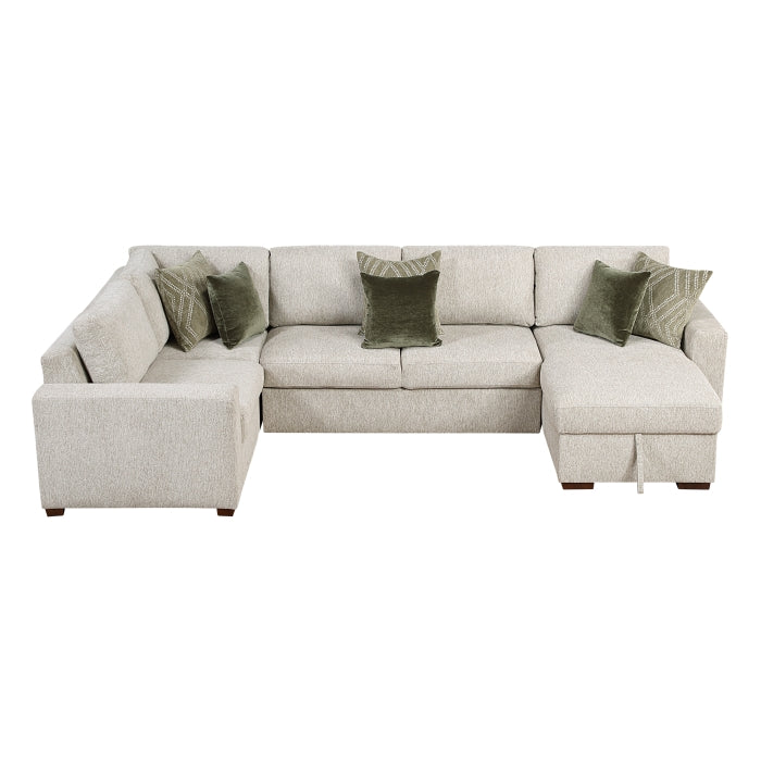 8548*5VC2ACRACA (5)4-Piece Sectional with Convertible and Reversible Chaise,  Hidden Storage, Click Motion Back - 8548*5VC2ACRACA