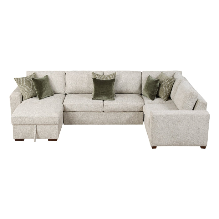 8548*5VC2ACRACA (5)4-Piece Sectional with Convertible and Reversible Chaise,  Hidden Storage, Click Motion Back - 8548*5VC2ACRACA