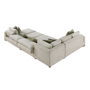 8548*6SC15ACLA (6)5-Piece Sectional with Reversible Chaise, Pull-out Bed, Hidden Storage and Click Motion Back - 8548*6SC15ACLA