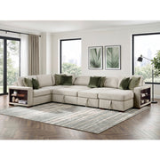 8548*6SC15ACLA2 (6)5-Piece Sectional with Reversible Chaise, Pull-out Bed, Hidden Storage and Click Motion Back - 8548*6SC15ACLA2