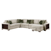 8548*6SC15ACLA2 (6)5-Piece Sectional with Reversible Chaise, Pull-out Bed, Hidden Storage and Click Motion Back - 8548*6SC15ACLA2