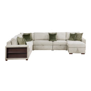 8548*6SC15ACLA2 (6)5-Piece Sectional with Reversible Chaise, Pull-out Bed, Hidden Storage and Click Motion Back - 8548*6SC15ACLA2