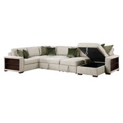 8548*6SC15ACLA2 (6)5-Piece Sectional with Reversible Chaise, Pull-out Bed, Hidden Storage and Click Motion Back - 8548*6SC15ACLA2
