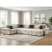 8548*6SC15ACLA4 (6)5-Piece Sectional with Reversible Chaise, Pull-out Bed, Hidden Storage and Click Motion Back - 8548*6SC15ACLA4