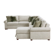 8548*6SC15ACLA4 (6)5-Piece Sectional with Reversible Chaise, Pull-out Bed, Hidden Storage and Click Motion Back - 8548*6SC15ACLA4